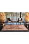 Colorful Square Patterned Modern Decorative Carpet 3681 - 4
