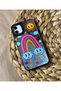 iPhone 11 (6.1 Inch) Compatible Casefity Mirrored Case Happy Rainbow Pattern Premium Cover