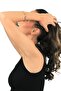 Women's Lacquer Gold Color Plated Adjustable Open Band Spiral Form Bracelet - 6