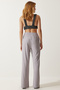 Women's Gray Comfortable Knitted Shirt Trousers Set KH00090 - 12