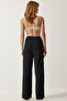 Women's Black Comfortable Knitted Shirt Pants Set KH00090 - 10