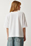 Women's Off-White Premium Crew Neck Oversize Knitted T-Shirt AH00160 - 7
