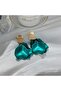 Stylish multicolor flower earrings for women delicate leaf tassel earrings temperament eve... - 3