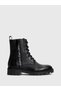 Combat Mid Laceup Boot Zip Wn