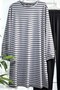 Large Size Tuana Striped Corded Full Flexible Double Set - Gray - 2