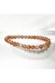 Yemen Agate Stone Bracelet - 4 mm Sphere Cut