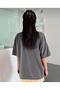 Smoked Unisex Crew Neck Oversize T-shirt Comfortable Cut - 2