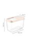 10 Liter Multibox Storage Container Box Sliding Lid - Beige Fma00766 - 3
