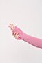 Finger Snap 45cm Lycra Combed Cotton Sleeve 1 Pair Pink - 8