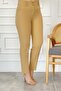 Two Buttoned Front Design Fabric Trousers - 2