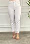 High Waist Leg Ripped Momjean - 4