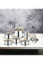 Steel Hanzade 18 Piece Dowry Set with Glass Cover Gold - 3