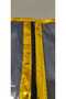 Coat-Tunic Clothes Cover, Clothes Protection and Carrying Storage, Edge Stripe Metallized GOLD Piping, 130x64 cm - 3