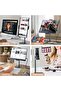 Metal, Height and Angle Adjustable Desktop Phone and Tablet Holder Portable Tablet, Phone Stand - 2