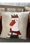 Punch Linen Duck Embroidered Baby & Kids Room Pillow 40X40 Throw Pillow Cover - 2
