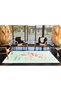 Turquoise Themed Multicolor Floral Floral Patterned Creative Modern Decorative Carpet 3651 - 4