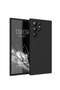 Samsung S23 Ultra Black Silicone Case Protects Your Phone from Shocks and Scratches
