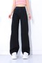 Angel High Waist Lycra Wide Leg Trousers Loose Fit - Flowy Palazzo Trousers - 2