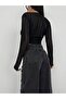 New Season Openwork Crop Women's Knitwear Blouse - 4