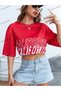 Crop CKOD-232913 Graphic Off-Shoulder Short - 5