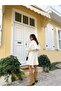 ECRU FLUFFY BELTED TRENCH COAT - 2