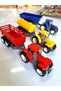 Tractor Removable and Installable Water Tanker with Cash Box with Straw Carrier Set of 3 Boys' Toy - 6