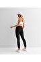Black Ribbed High Waist Recovery Leggings - 4