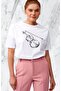 Women's Violin / Music Printed Regular Tshirt