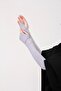 Finger Snap 45cm Lycra Combed Cotton Sleeve 1 Pair Gray