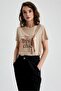 Regular Fit Crew Neck Printed Short Sleeve T-Shirt Z9063az23sp - 4