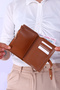 Jn-1320 Embossed Wallet Combination Women's Hand and Shoulder Bag Mink - 7