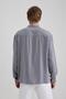 Regular Fit Linen Long Sleeve Shirt A0876ax23sm - 6