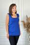 Square Collar Large Size Knitwear Tank Top - 3