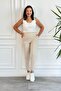 Two Pocket Trousers with Elastic Legs - 2