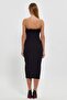 Finike Fabric Straples Otrikli Collar Midi Dress - 8