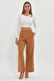 Finike Fabric Ribbed Wide Leg Palazzo Trousers - 4