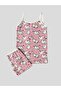Girl's Cotton Cat Patterned Athlete Boxer Set - 2