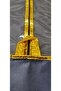 Coat-Tunic Clothes Cover, Clothes Protection and Carrying Storage, Edge Stripe Metallized GOLD Piping, 130x64 cm - 5