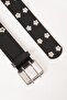 Women's Faux Leather Classic Belt B5299AXNS - 2