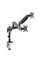 Go-2045 Gas Spring Dual Monitor Arm 17" - 32"