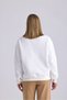 Flat Wide Collar Long Sleeve Fillet Pocket 3 Thread Unisex Loose Cut Sweatshirt - 7