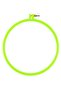 Screw Plastic Hoop, Round, Green Etamine Embroidery And Punch Hoop 19 Cm