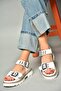 S996074009 White Women's Sandals - 2