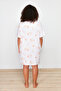 Pink Printed Mini Knitted Nightgown TBBSS24CH00013 - 6