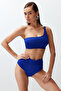 Saks Tek Omuz Kaplı Hipster Yüksek Bel Regular Basic Bikini Takımı TBESS24BT00126 - 3