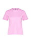 Pembe %100 Pamuk Basic Bisiklet Yaka Örme T-Shirt TWOSS23TS00000 - 12