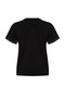 Siyah Taş Aksesuar Detaylı Regular Kalıp Örme T-Shirt TWOSS24TS00070 - 8