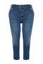 Koyu Mavi Süper Yüksek Bel Esnek/Stretch Büyük Beden Skinny Jeans TBBSS24CJ00027 - 7