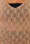 Mink Color Hair Knit Detailed V-Neck Knitwear Beach Dress - TBBSS24AH00097 - 6