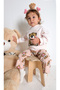 Brown Girl's Tracksuit Set BH8 - 3